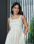 MULMUL EILEEN IVORY HAND BLOCK PRINTED DRESS MULMUL EILEEN IVORY HAND BLOCK PRINTED DRESS
